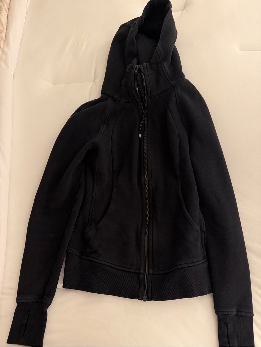lululemon athletica Black Full-Zip Hooded scuba -Orangetheory
